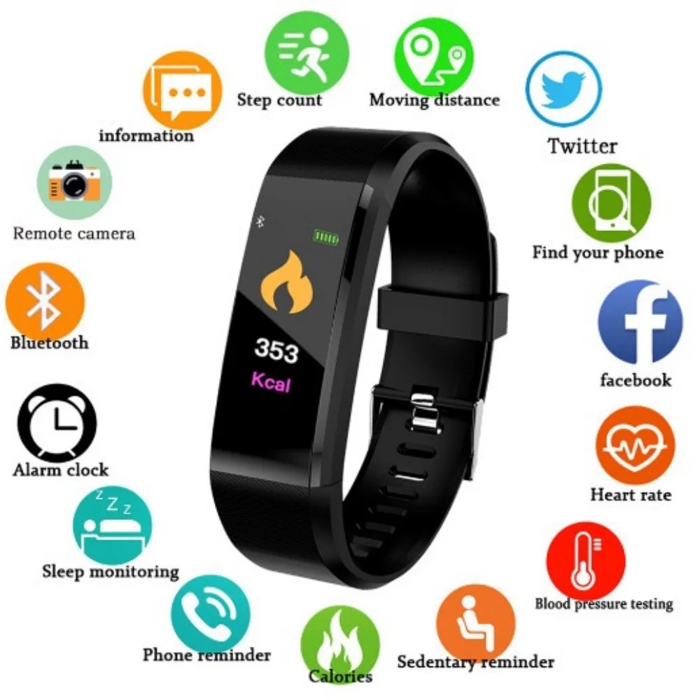 Fitness Smart Watches for Men & Women, Blood Pressure & Heart Rate Monitor Activity & Fitness Tracker Watch, Waterproof Android & Iphone Smart Watches for Women (PURPLE)