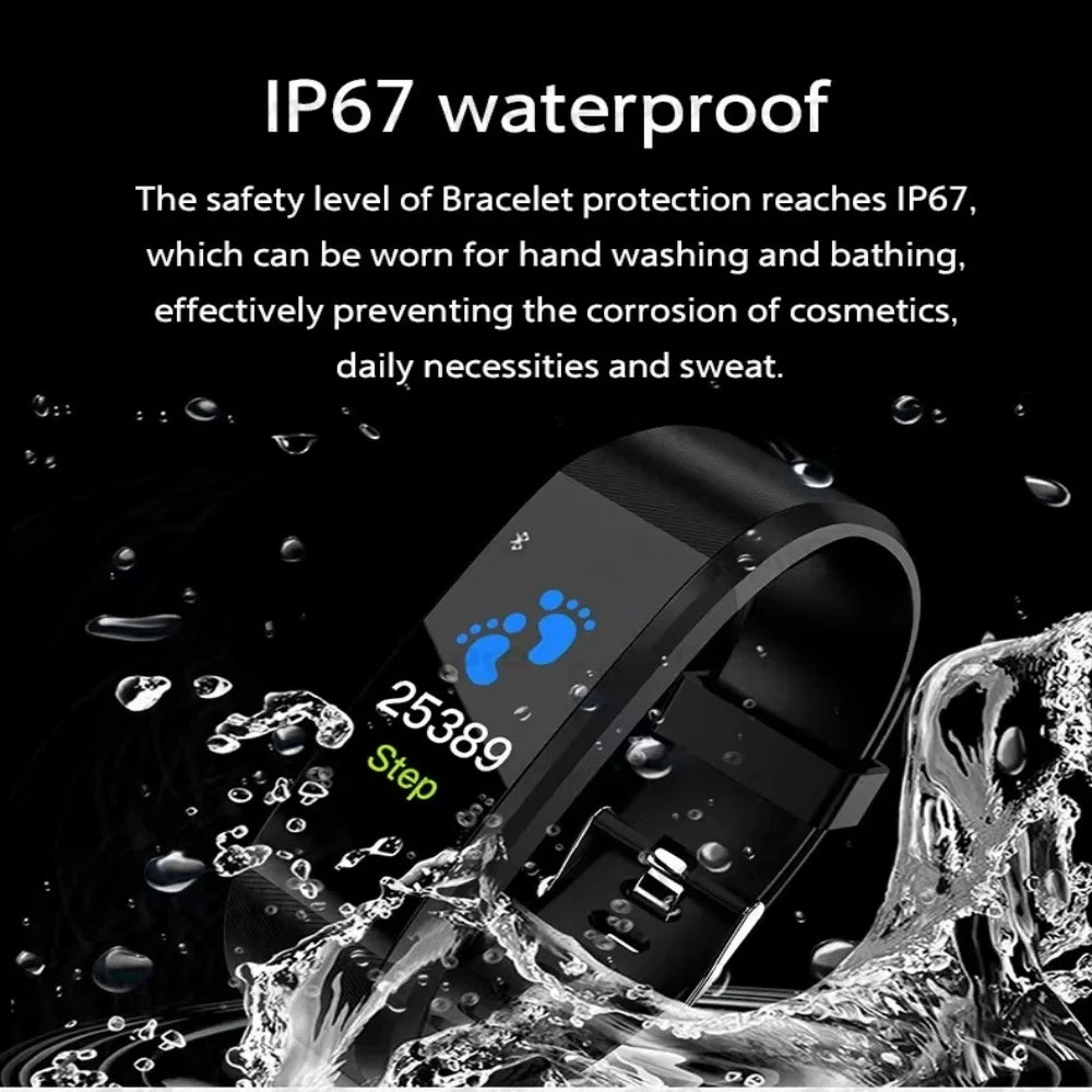 Fitness Smart Watches for Men & Women, Blood Pressure & Heart Rate Monitor Activity & Fitness Tracker Watch, Waterproof Android & Iphone Smart Watches for Women (PURPLE)