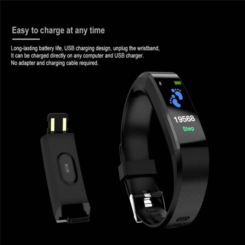 Fitness Smart Watches for Men & Women, Blood Pressure & Heart Rate Monitor Activity & Fitness Tracker Watch, Waterproof Android & Iphone Smart Watches for Women (PURPLE)
